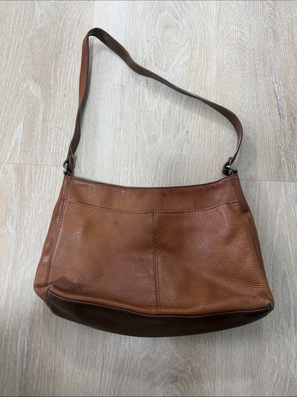 St. John's Bay Y2K Cognac Leather Shoulder Bag
